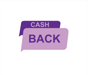 Cash back icon Colorful Money refund signs. cashback banner collection. Return of money from purchases. Promotion badges for your business. 