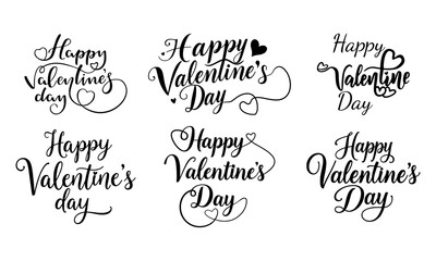  Valentine's Day with captivating typography