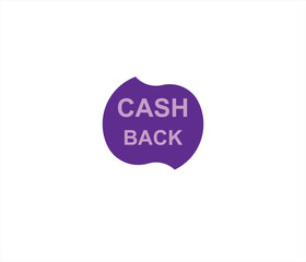 Cash back icon Colorful Money refund signs. cashback banner collection. Return of money from purchases. Promotion badges for your business. 