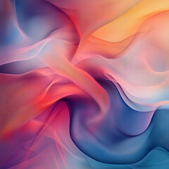 Obraz premium Soft Flowing Gradient Mesh Abstract Background
