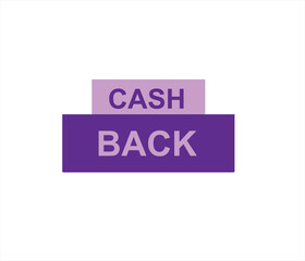 Cash back icon Colorful Money refund signs. cashback banner collection. Return of money from purchases. Promotion badges for your business. 