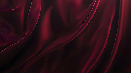 Obraz premium Luxurious Red Silk Fabric Texture: Elegant Background