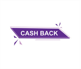 Cash back icon Colorful Money refund signs. cashback banner collection. Return of money from purchases. Promotion badges for your business. 
