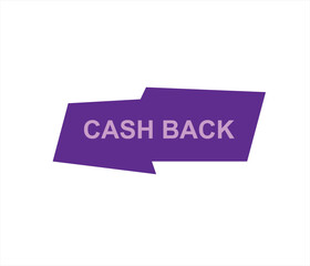 Cash back icon Colorful Money refund signs. cashback banner collection. Return of money from purchases. Promotion badges for your business. 