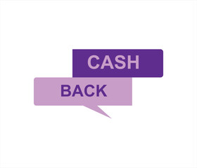 Cash back icon Colorful Money refund signs. cashback banner collection. Return of money from purchases. Promotion badges for your business. 