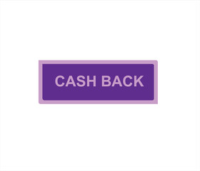 Cash back icon Colorful Money refund signs. cashback banner collection. Return of money from purchases. Promotion badges for your business. 