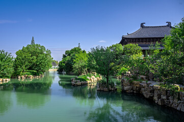 Chinese garden in the park