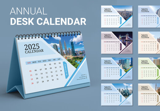 Desk Calendar Design Template