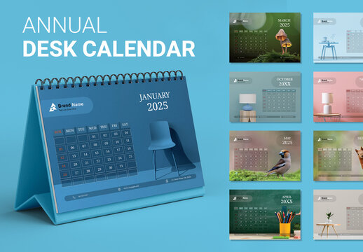 Desk Calendar Template