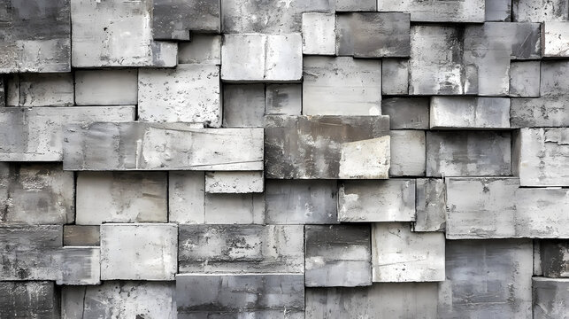 Old conctete blocks wall texture background exterior grey cinder block wall with lines of concrete cinder block wall background. Cinder. Illustration