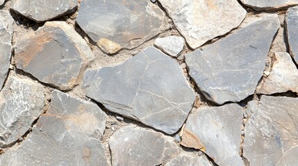 Obraz premium Natural stone wall texture outdoor environment high-resolution image clear blue sky background