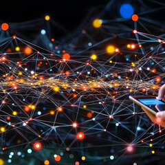 Abstract Network Illustration