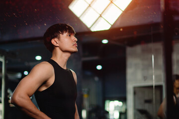 Dumbbell exercises, muscle building and good health, weight lifting and heavy training.