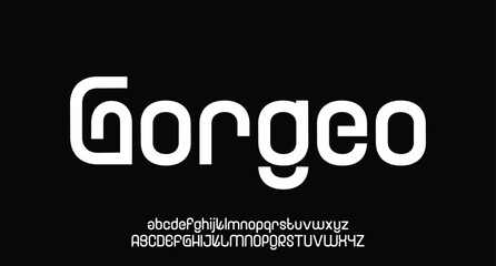 Future modern alphabet font. Typography urban style fonts for sport, technology, digital, movie logo design
