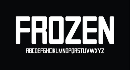 Modern Future bold Alphabet Font. Typography urban style fonts for technology, digital, movie logo bold style.
