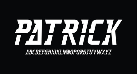 Sport Modern Future bold Alphabet Font. Typography urban style fonts for technology, digital, movie logo bold style. vector illustration
