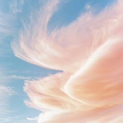 Dynamic sky gradients over serene landscape high-resolution textures nature scene captured from below vibrant concept