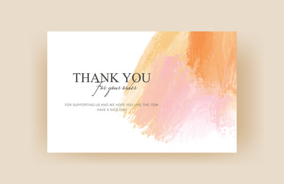 thank you card template, customer business card, aesthetic greeting template, printable custom small business card