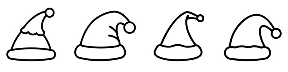 Continuous line is creating a stylish hat in this minimalist vector illustration