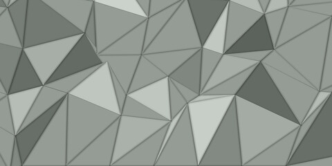 
Pattern with polygon mosaic background - polygonal - gray wallpaper - vector illustration