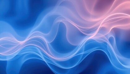 a close up of a blue and pink wave pattern