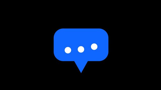 Chat bubble loading Animation