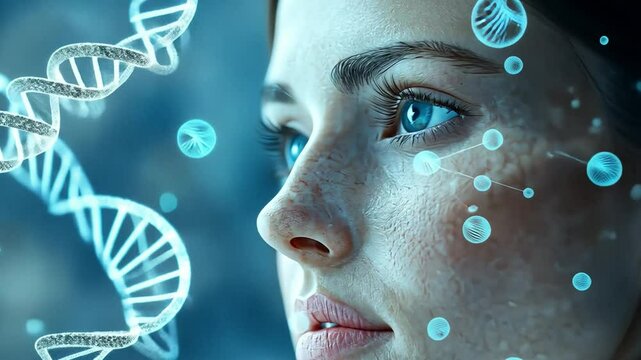 DNA-tailored holistic health solutions, consultant reviewing personal profile