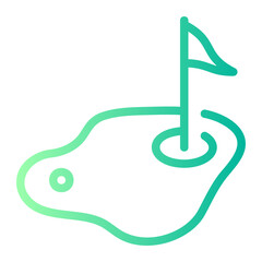 birdie gradient icon
