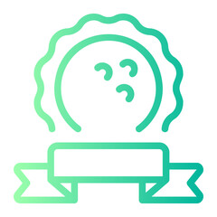 golf medal gradient icon