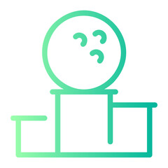 podium gradient icon