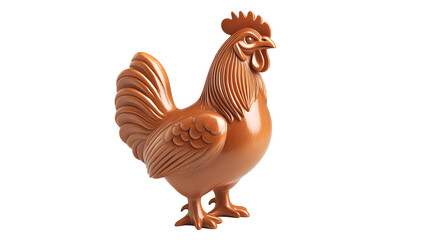 Beautiful rooster isolated on white or transparent background, PNG, rooster png