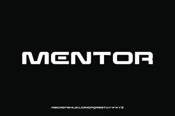 Display alphabet font vector design suitable for headline, poster, logo, magazine and many more