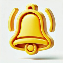Yellow bell icon