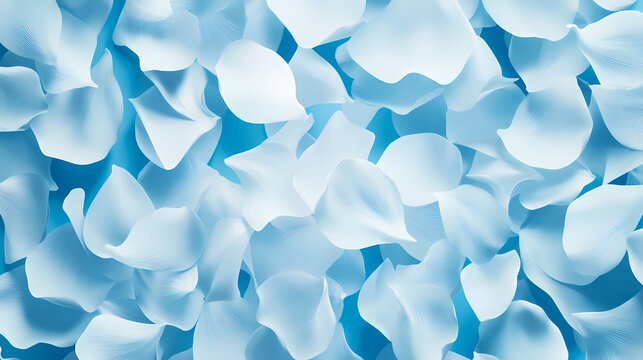 Soft zephyr shapes in a repeating pattern on blue background, playful, whimsical, imaginative, fantasy. Zephyrous. Illustration