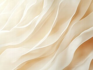 Obraz premium Soft Creamy Fabric Texture with Flowing Waves and Gentle Drapery