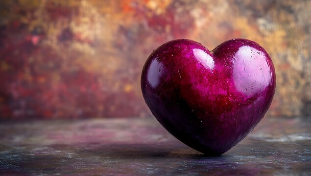 Heart-Shaped Object on a Surface


