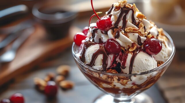 ice cream dessert - Powered by Adobe