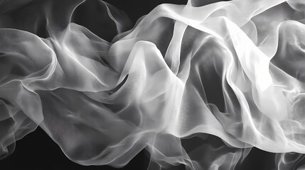 Fototapeta premium Cloth swaying background. hand edited generative ai. Zephyrous. Illustration