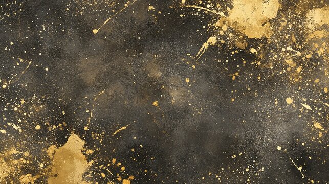A monochromatic glitter pattern in warm gold tones, adding timeless elegance