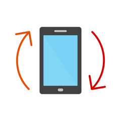 Auto rotation Vector Icon