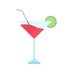 Cocktail Glass Vector Icon