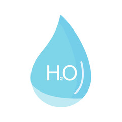 H2O Vector Icon