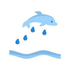 Dolphin Vector Icon