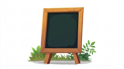 Menu Announcement Board Vector Illustration