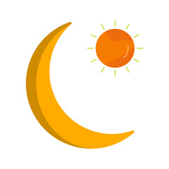 Sun and Planets Vector Icon