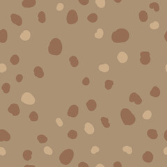 Vector seamless pattern featuring safari animal skins, spotted print. Vector digital paper, for surface design, kids clothing, print