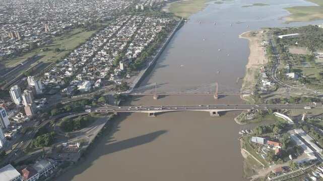 Puente Ingeniero Marcial Candioti y Laguna Set&uacute;bal