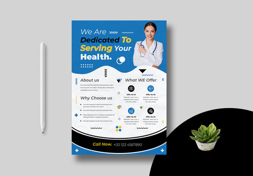Healthcare And Medical Flyer Template