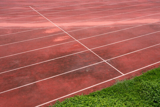 Outdoor sports field Athletics track