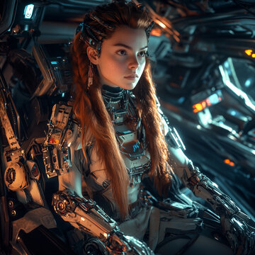 Hyperrealistic Photography Aloy Horizon Zero Woman